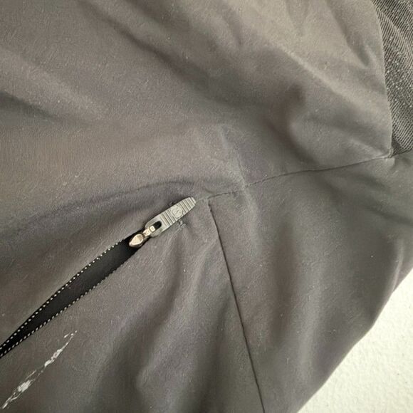 Lululemon Two With One Reversible Shorts Women's 10 Black Mesh Printed Athletic - Picture 11 of 12